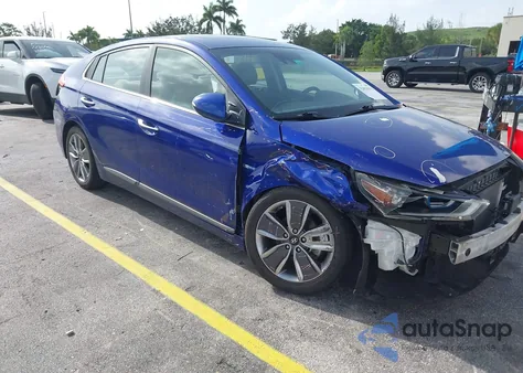 2019 Hyundai Ioniq Hybrid Limited from USA, damaged, VIN KMHC05LC2KU163708